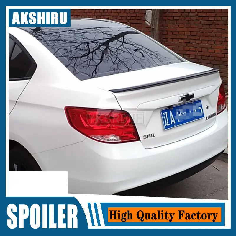 

Для Chevrolet Sail 2015 2016 2017 спойлер высокого качества ABS праймер или любого цвета Автомобильный задний спойлер для Sail