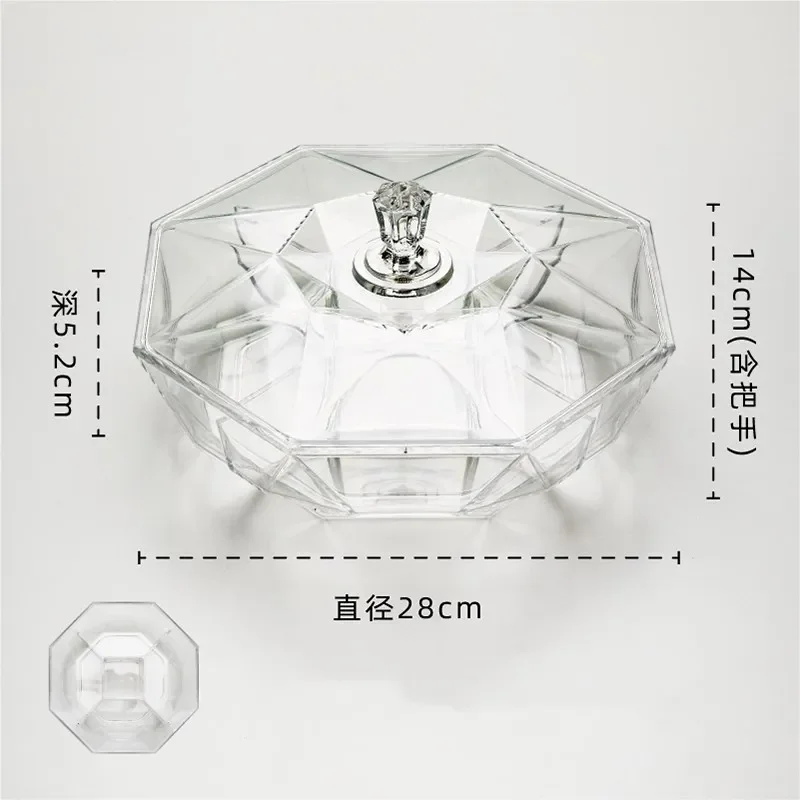 Пластиковая тарелка с фруктами геометрической формы сетка блюдо для закусок и