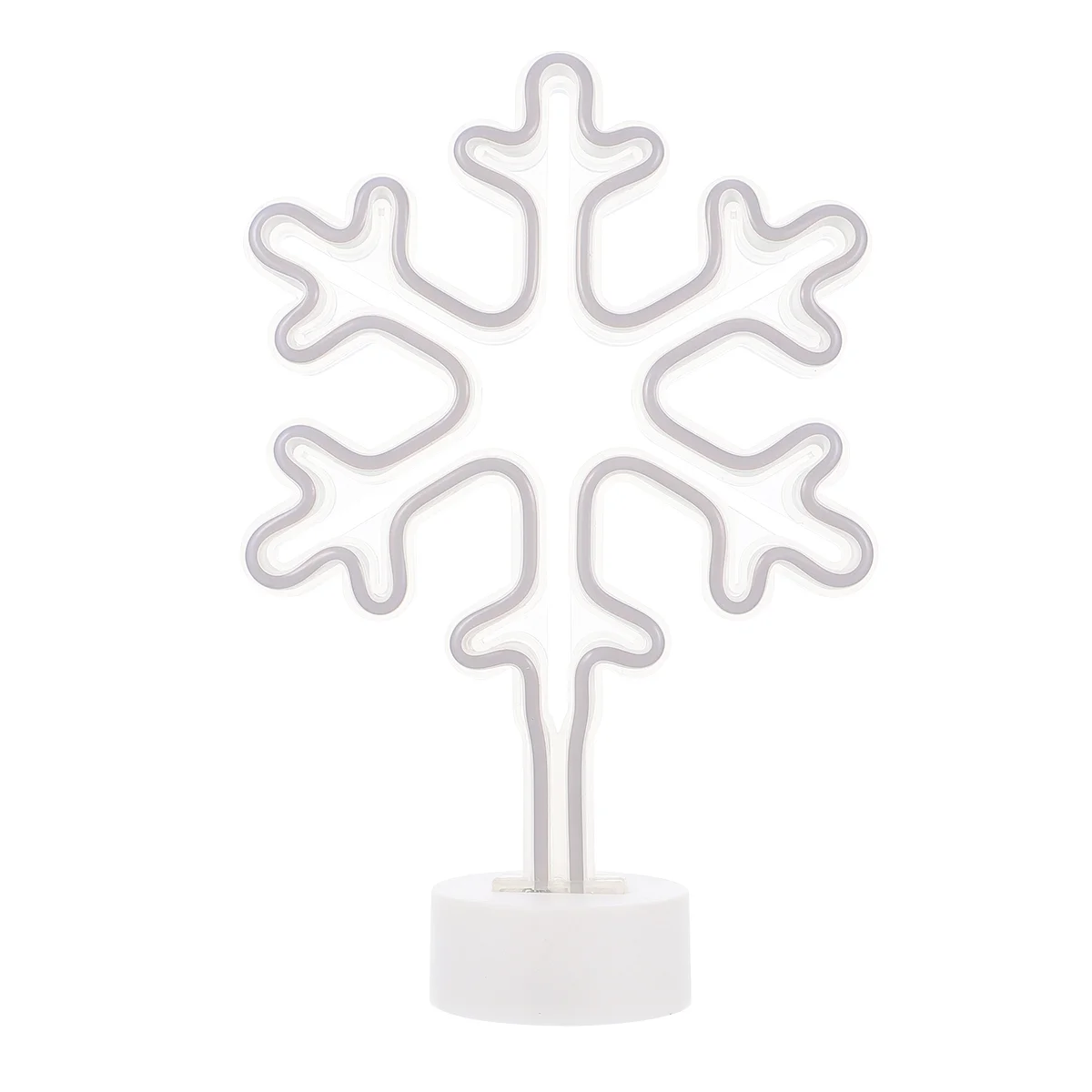 

1pc Exquisite Decorative Creative Reusable Durable Lightweight Desktop Adornment Snowflake Night Friends Family Relatives