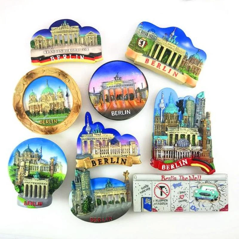 

Germany Fridge Magnets Creative Berlin Tourist Souvenirs Fridge Stickers Home Decor Wedding Gifts Travelling Magnetic Stickers