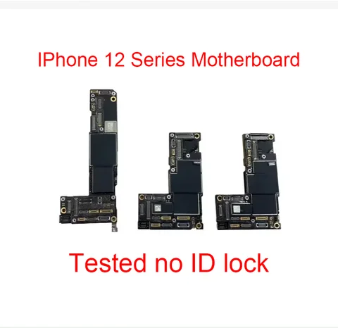 Протестировано для материнской платы iphone 12 pro max Чистая поддержка iCloud Обновление iOS для iPhone 12/12 pro Материнская плата placa Face ID Логическая плата