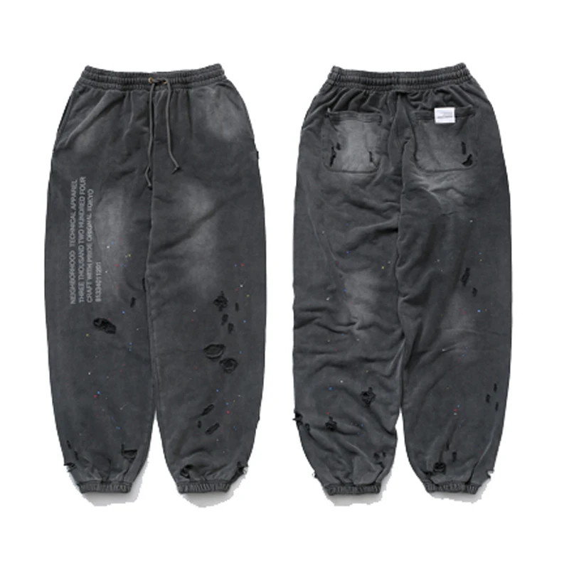 Нишевые оригинальные дизайнерские Брендовые повседневные брюки NBHD винтажные