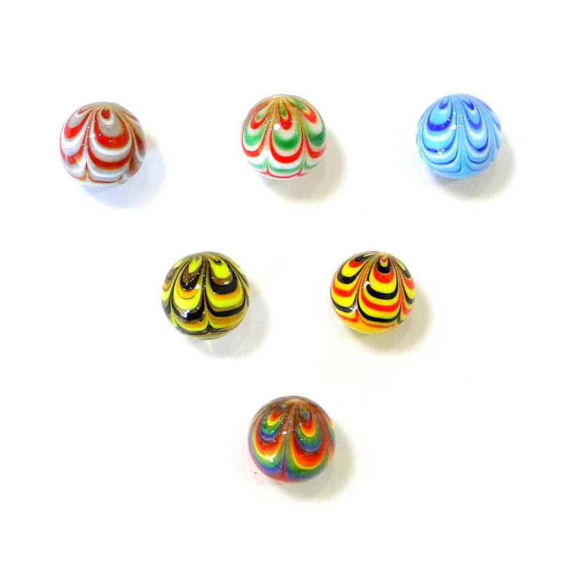 

6 шт., редкие стеклянные шарики для украшения аквариума, 16 мм