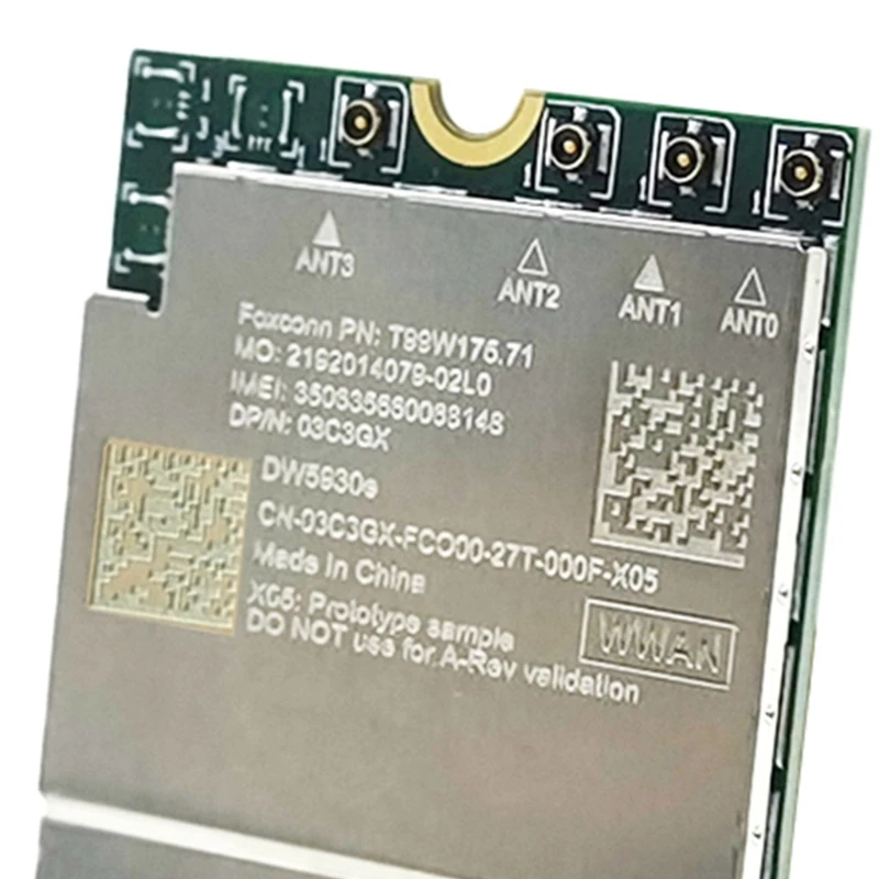 T99W175 X55-5G WLAN-карта M2-разъем WWAN Встроенная антенна для ноутбуков 7760 7560 9420 9430 2 в 1