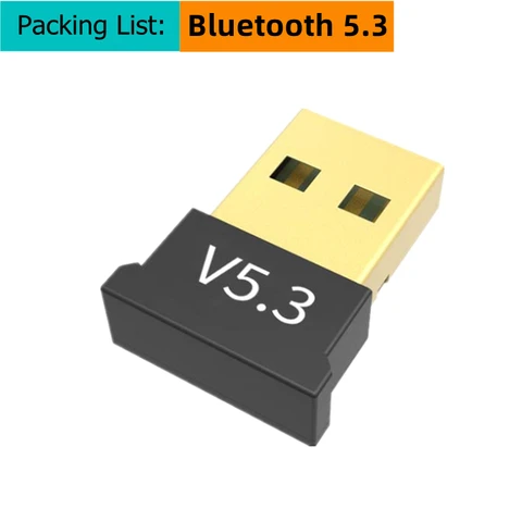 USB Bluetooth 5,3 адаптер приемник передатчик Bluetooth аудио Bluetooth 5,1 ключ беспроводной USB адаптер для компьютера ПК ноутбука