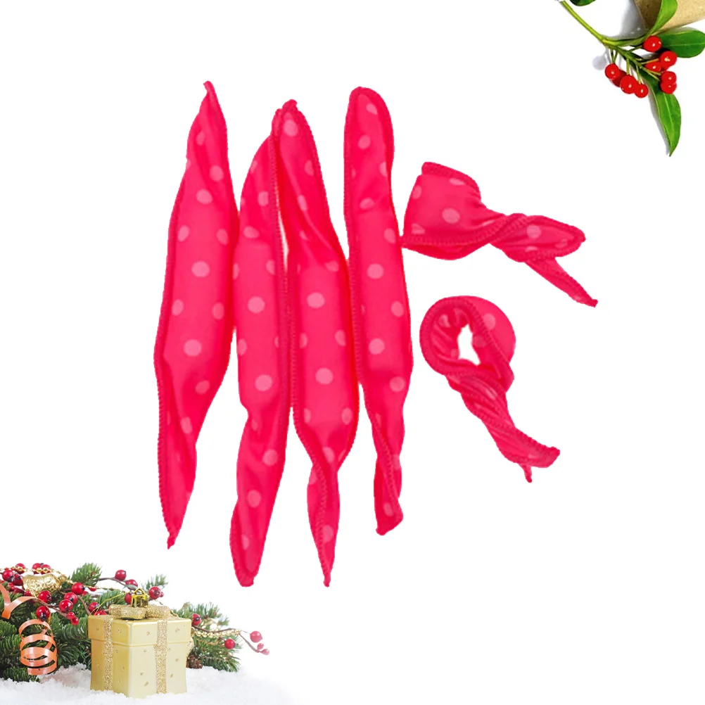 6 шт. бигуди для волос женщин кудри большие рулоны губка инструмент челка