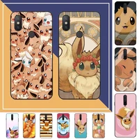 bandai pokemon eevee phone case for redmi note 8 7 9 4 6 pro max t x 5a 3 10 lite pro
