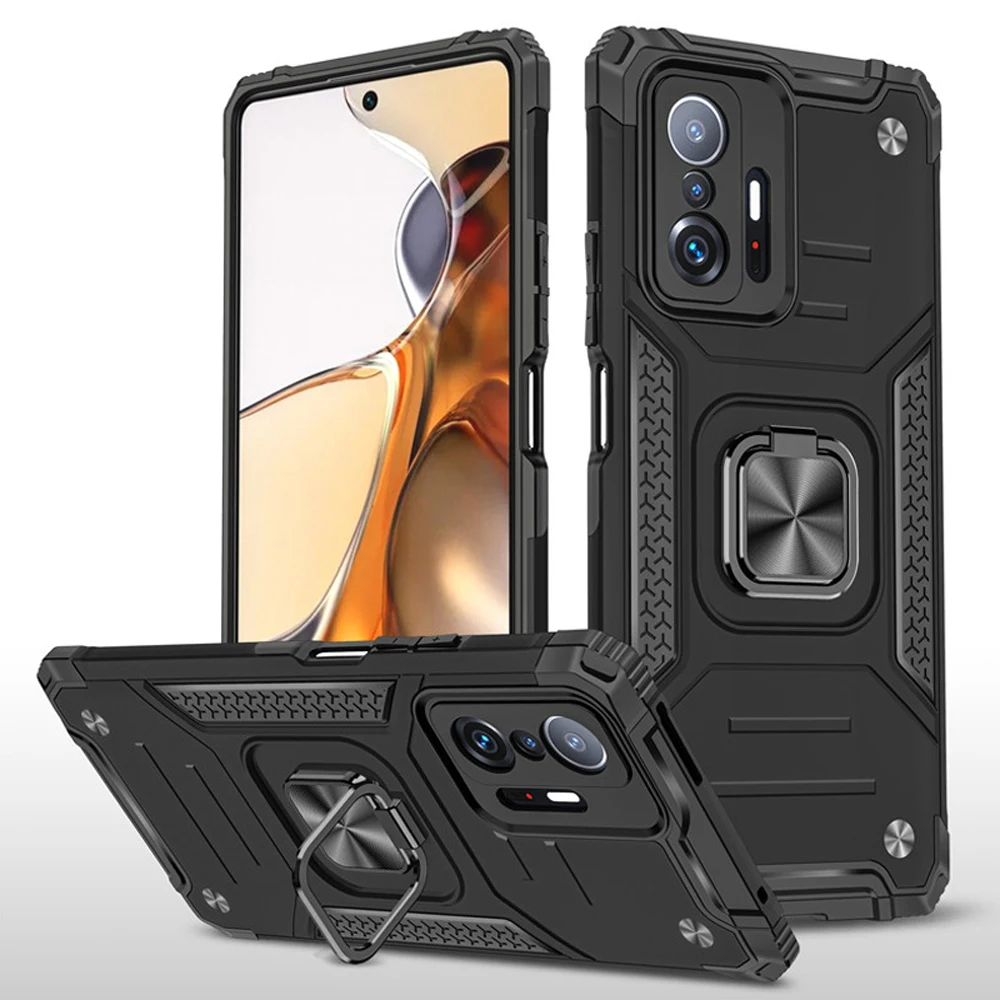 

Shockproof Case for Xiaomi 11T Pro 5G 2021 Ring Back Cover Xiaomi Mi 10T Lite Case Mi 10T Pro Redmi 9T Note 10S 10Pro Max Cover