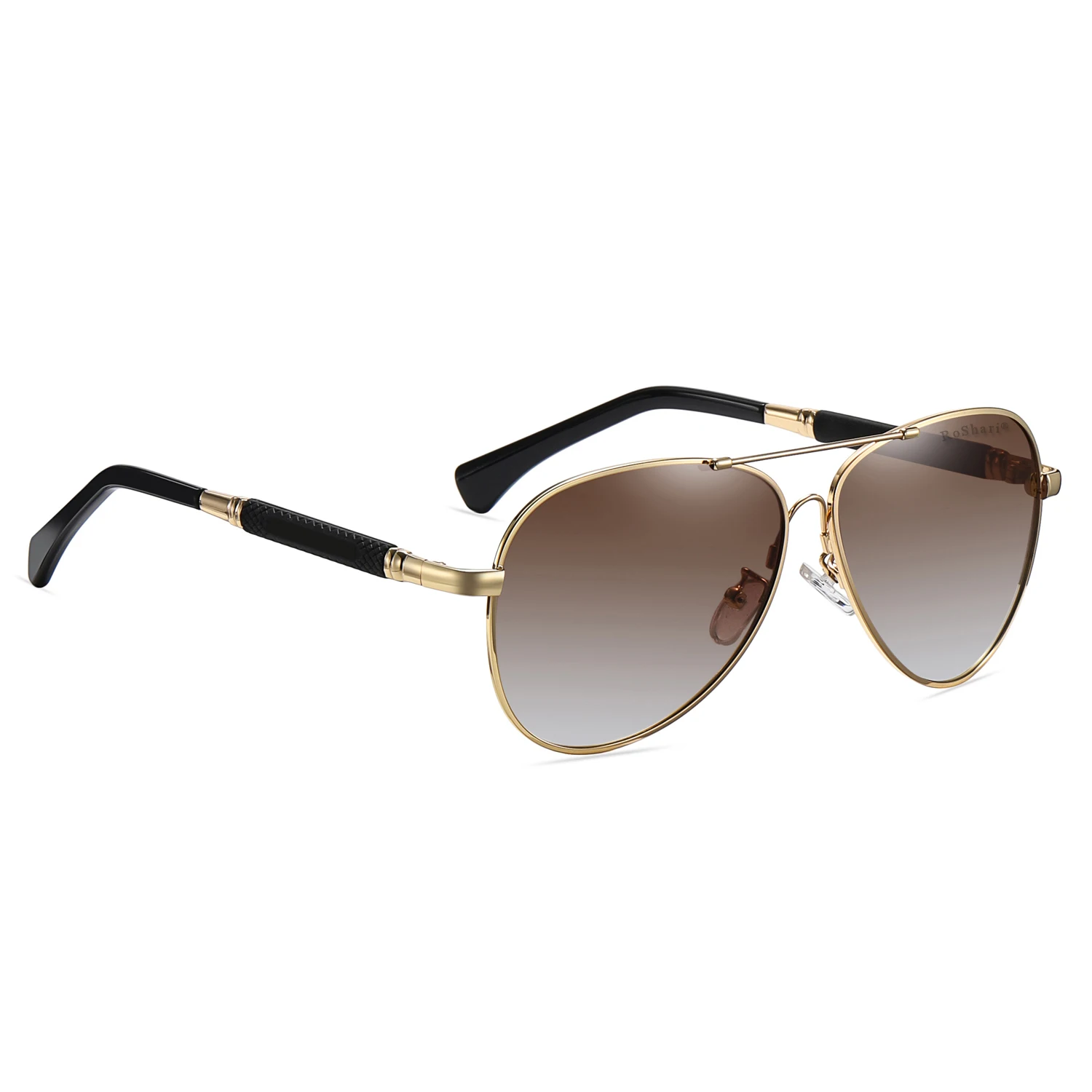 

RoShari Original Brand New Polarized Sunglasses Soft and Comfortable Memory Metal Frame A96