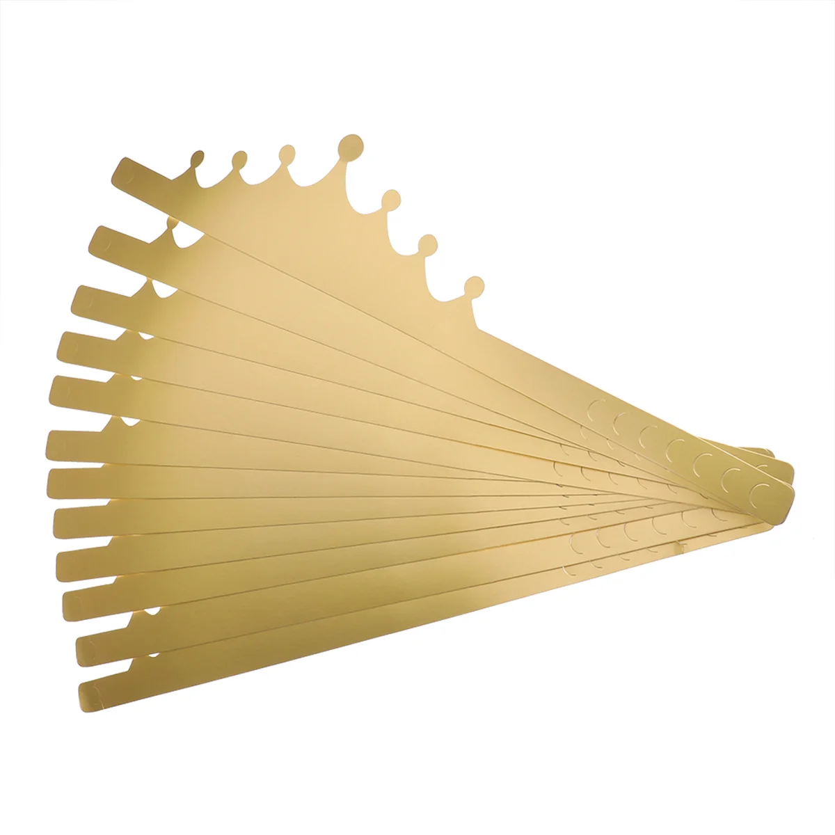 

12 PCS Golden Paper Crown Hats Kids Bonnet Party Supplies for Birthday Celebration Baby Shower