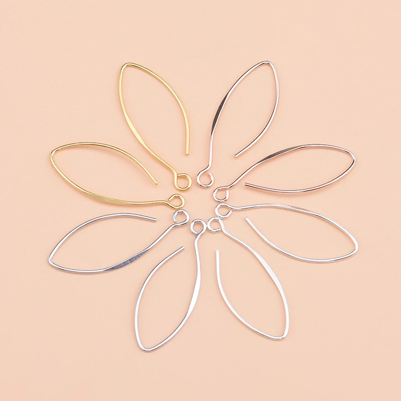 Серьги из стерлингового серебра 925 пробы сделай сам аксессуары позолоченные