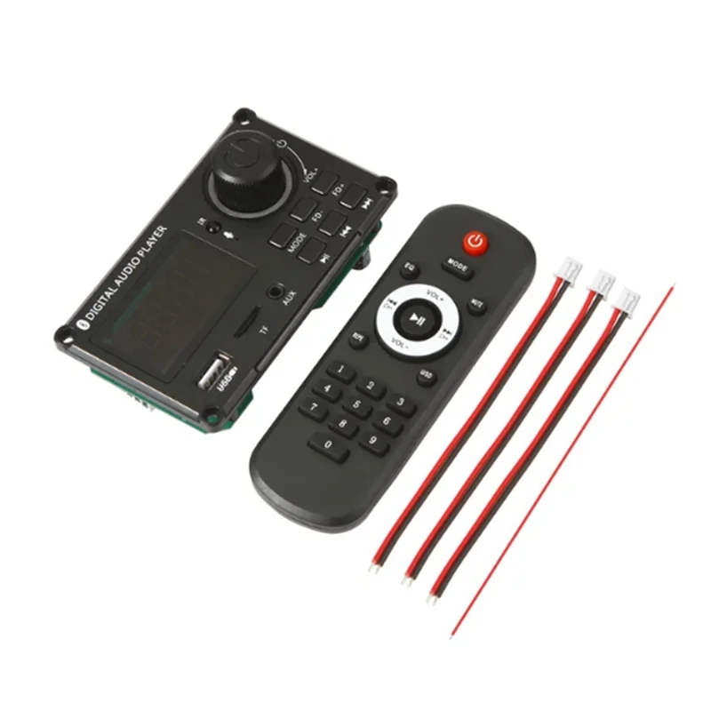 50 Вт усилитель DIY MP3 декодер плата Bluetooth 5 0 DC 8-24V Автомобильный MP3-плеер USB FM AUX звонок