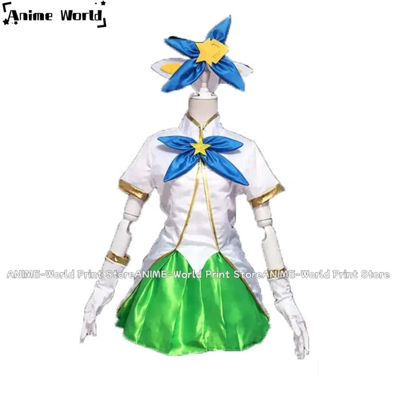 《Нестандартный размер》Гра Lulu Star Guardian Green Dress Костюмы для косплея;6,a'3.k;8, (art.: 3920d1bf8dcd9) - 3920d1bf8dcd9