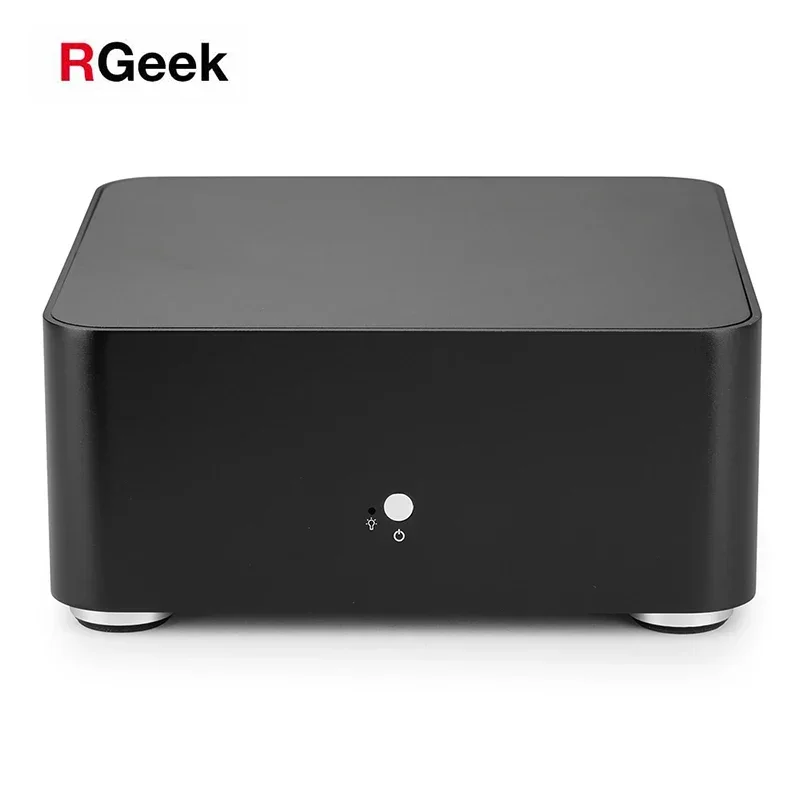 Фото Корпус для компьютера RGeek L80 Mini ITX, алюминиевый корпус для игрового ПК, USB 3.0, HTPC, Mini ITX №1