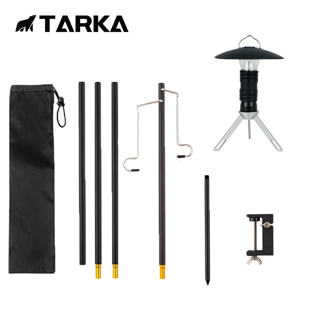 

TARKA Camping Lantern USB Charging LED Portable Tent Camplight Lantern Stand Set Powful 3 Mode Fishing Hiking Lamp Outdoor tools