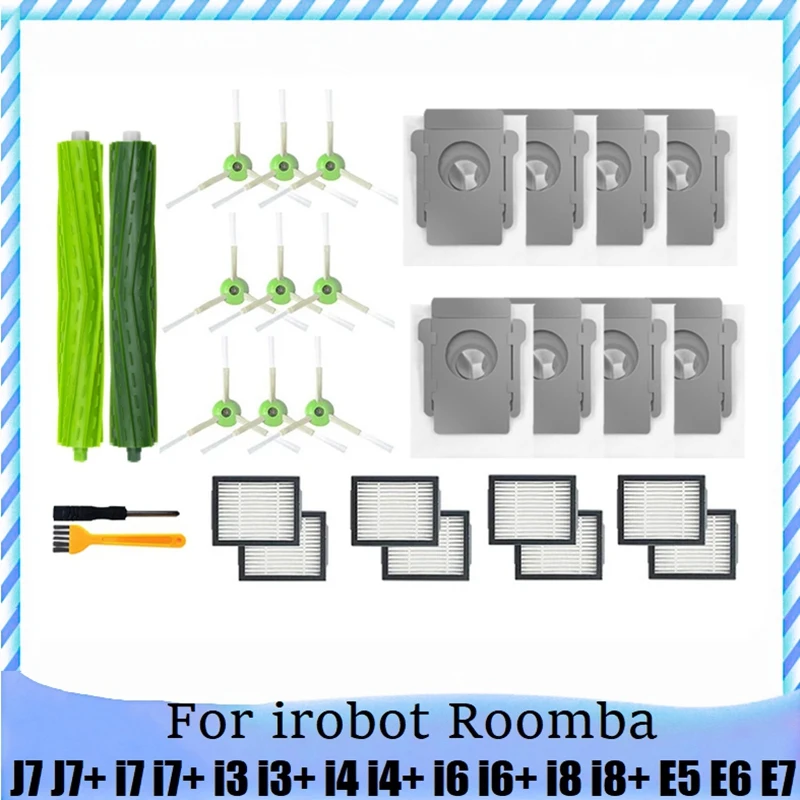 

Лидер продаж, аксессуары для пылесоса Irobot Roomba J7 J7 + I7 I7 + I3 + I4 I4 + I6 I6 + I8 I8 + E5 E6 E7, сменные детали