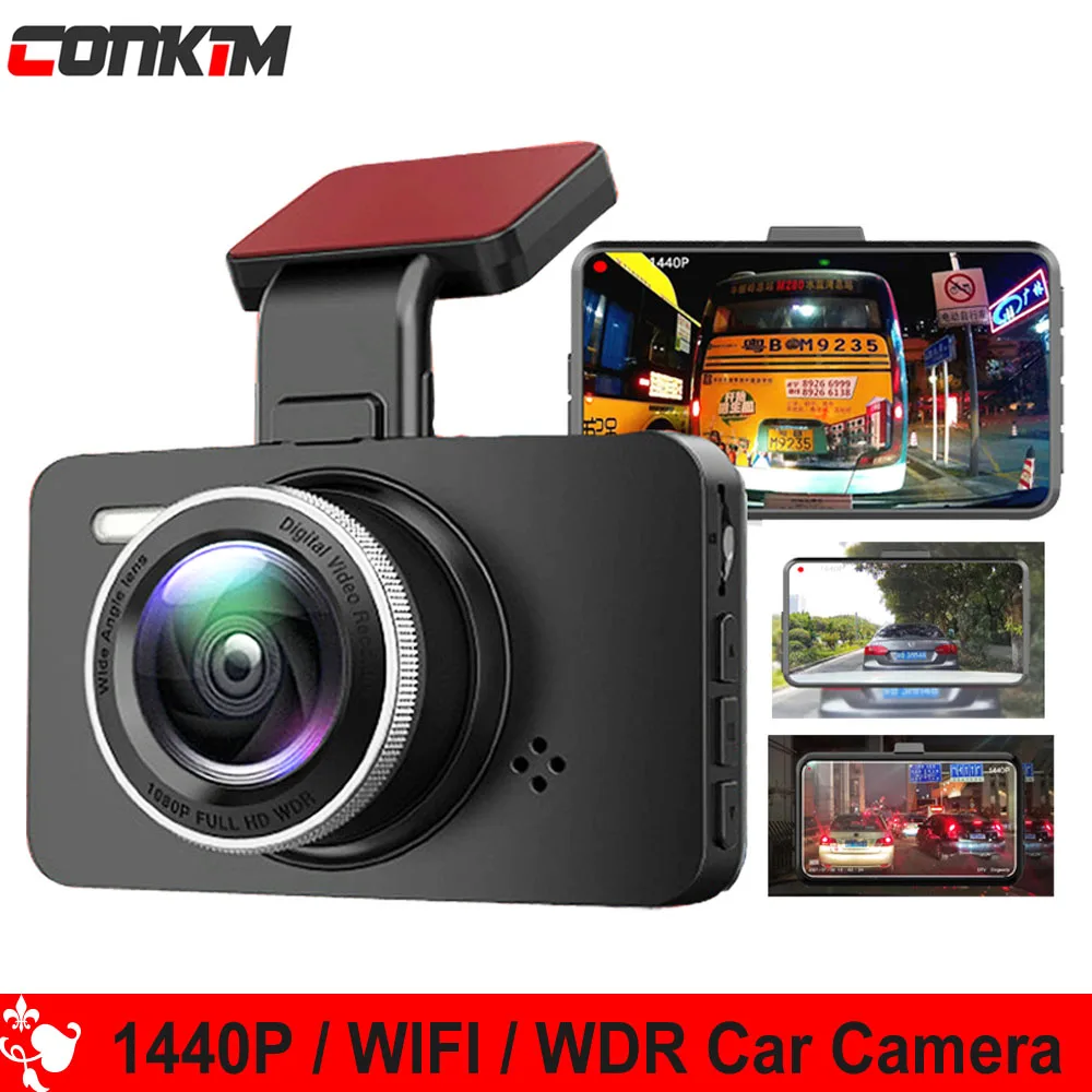 

Dash Cam FHD 1080P WiFi Car DVR 3inch IPS Screen ADAS Car Recorder Dashcam Night Vision Parking Monitor