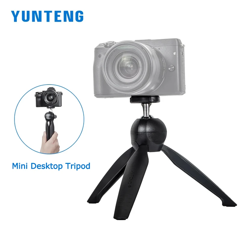 Мини-штатив YUNTENG настольный штатив для видеосъемки подставка беззеркальной