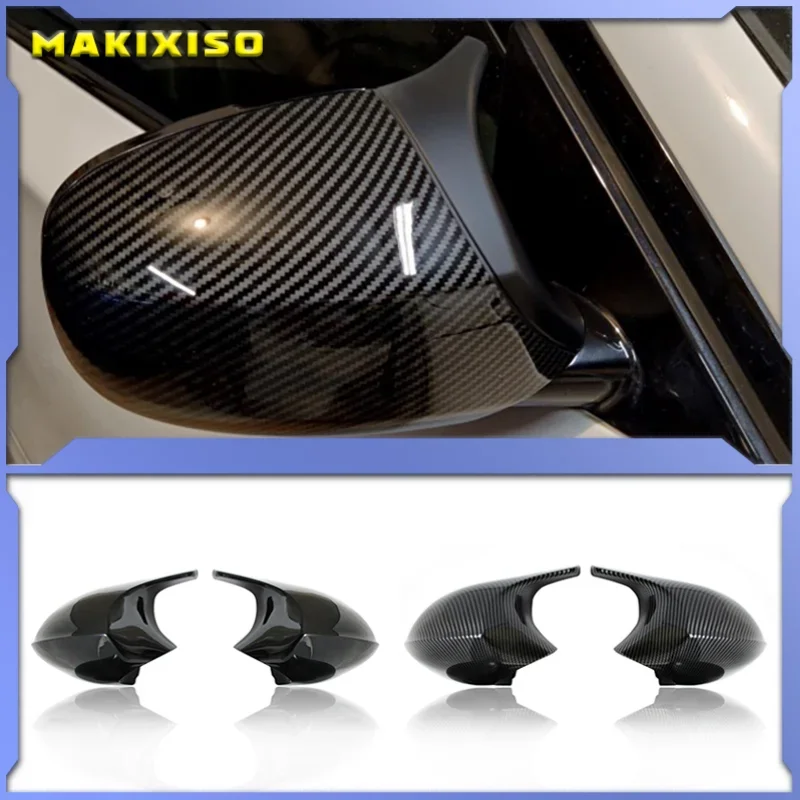 

Сменная Крышка для бокового зеркала заднего вида, крышка для BMW E90 E91 E92 E93 E81 E87 E82 E88 3 1 серии M, аксессуары, блеск из углеродного волокна