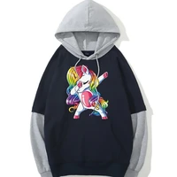 anime clothing men women hoodies sweatshirts unicorn dabbing print cartoon anime hoodie harajuku aesthetic pullovers clothes