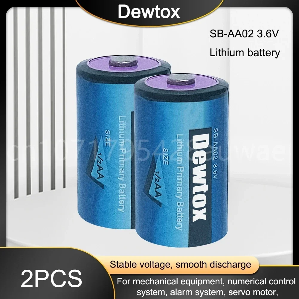 2 шт. SB-AA02 3 6 В 1/2AA LS14250 ER14250 подходит для программирования ETC литиевая батарея PLC