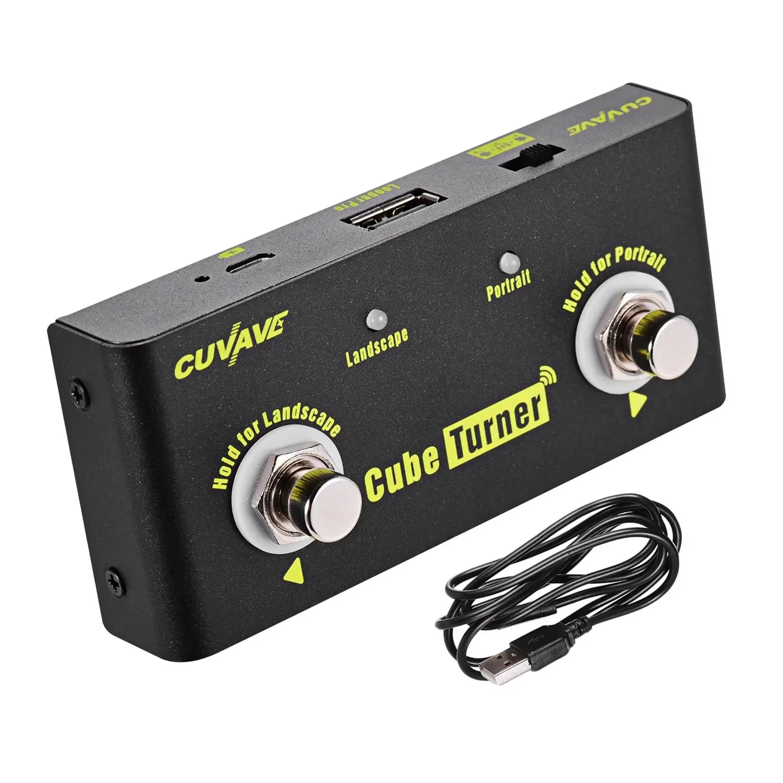 

Cube Turner Wireless Page Turner Pedal SUPPORT Connection Compatible with Android Tablets Smartphones