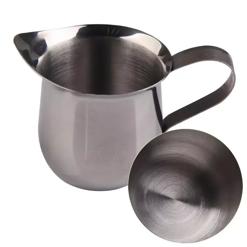 

Stainless Steel Milk Mug Coffee Waist Shape Cup Espresso Latte Art Jug Foam Container Home Frothing Pitchers 90ml/150ml/240ml