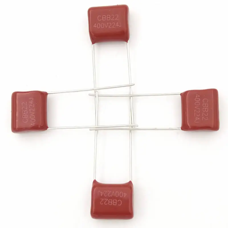 20 шт. конденсатор из полипропиленовой пленки CBB 224 НФ 400 В шаг 10 мм