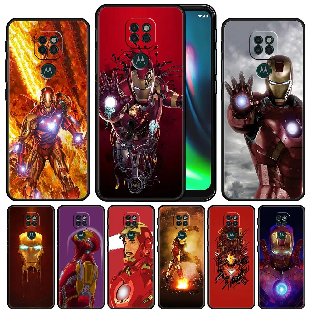 

Cover Case for Motorola Moto G30 G50 G60 G8 G9 G22 G31 G51 Power Lite Plus Play Edge G Stylus Cell Iron Man Marvel Super Hero