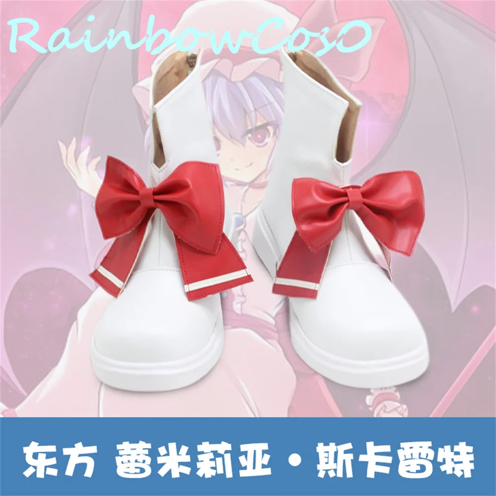 Проект Toho Touhou Project Remilia Scarlet Cosplay Shoes Game Сапоги аниме Хэллоуин Рождество RainbowCos0 W2810