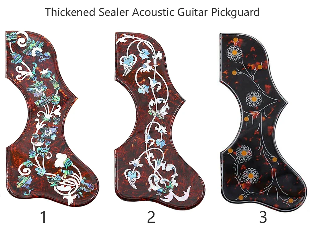 Накладка для акустической гитары утолщенная самоклеящаяся накладка толщиной 2