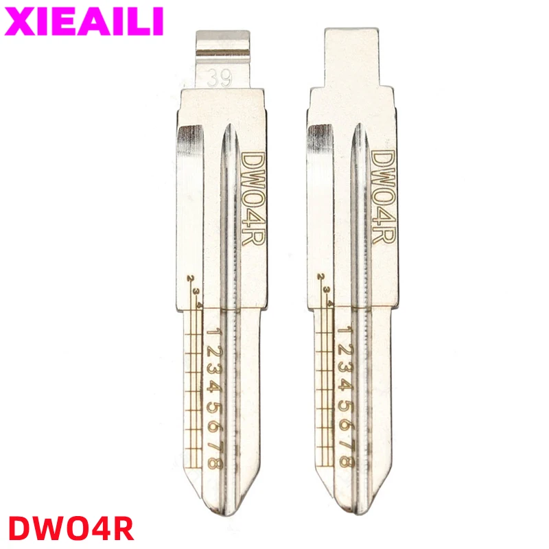 

XIEAILI, 5 шт., № 39, два раза, 4r, гравировка линии, лезвие ключа, резка зубов, неразрезанное лезвие ключа для телефона, S605