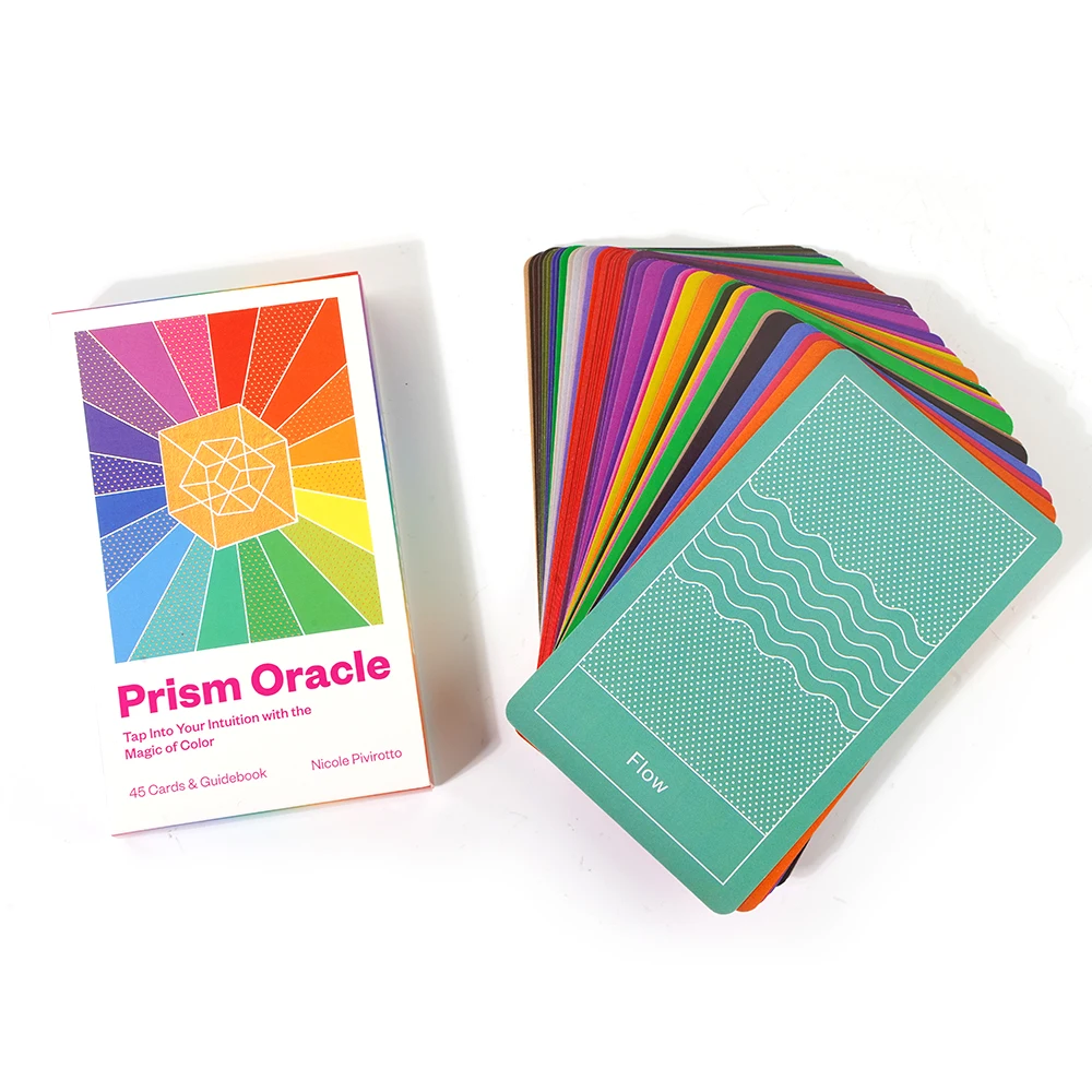 

Prism Oracle Cards 45Pcs This Unique Oracle Deck Uses The Language of Color To Tap Into Your Intuition