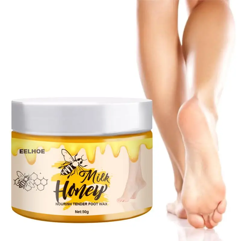 

Honey Foot Repair Cream Anti-Dry Foot Peel Masque Dead Skin Removal Peel-Off Foot Care Masque Feet Repair Cream Milk Honey