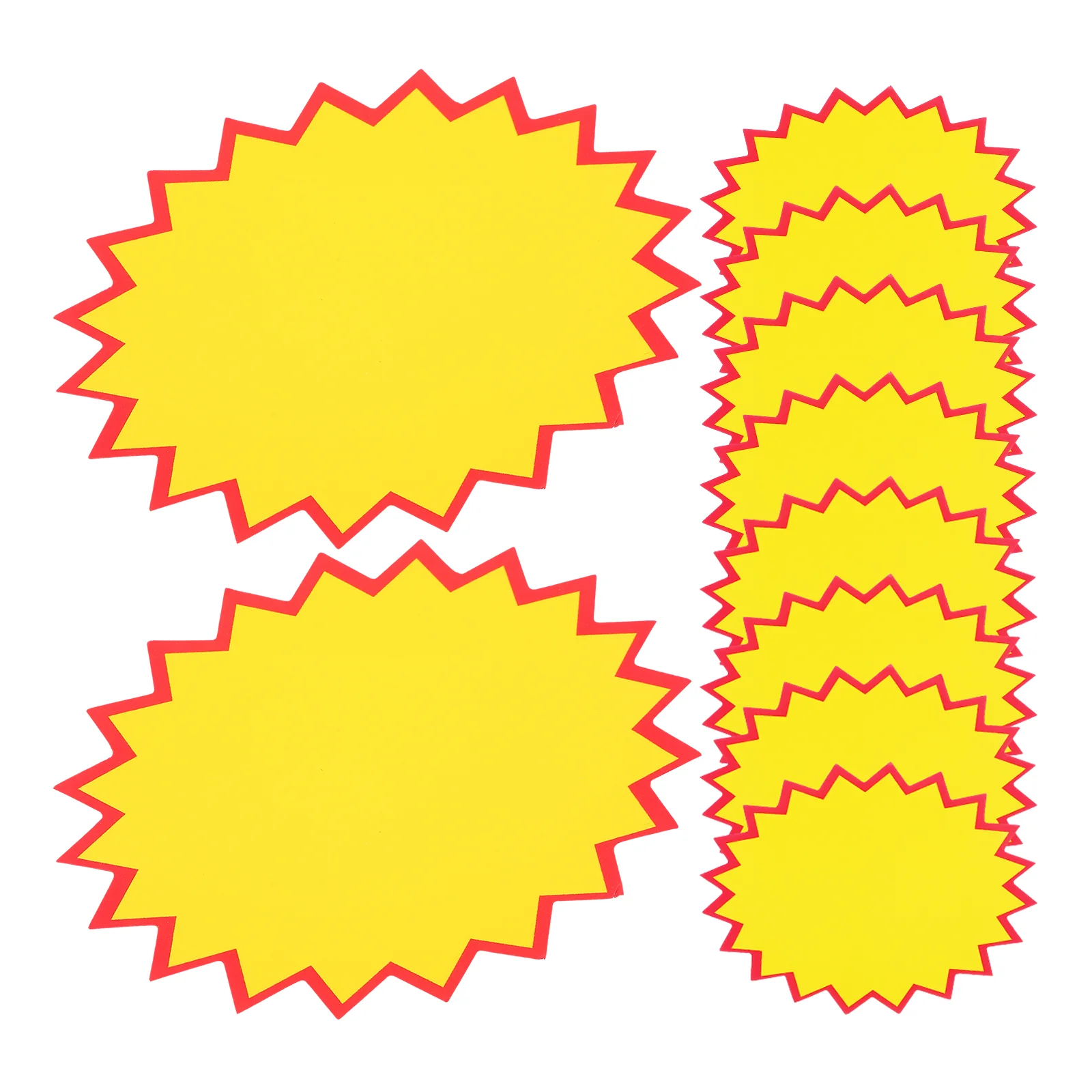 100 шт. 11x6 см ценник рекламный бумажный взрывоустойчивый стикер наклейка по