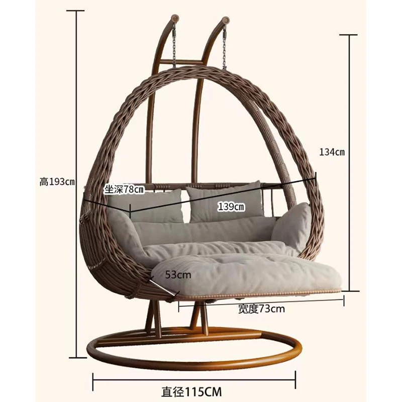 Встряхивающий подвесной стул качели для патио гамак-качалка роскошные садовые