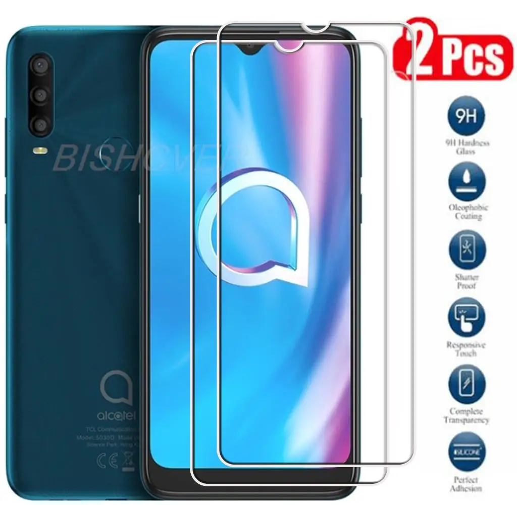 Закаленное стекло для Alcatel 1SE (2020) Light 1SP, защитная пленка, Взрывозащищенная защитная пленка для экрана на 5030F, 5030U, 5030d _ Eee стекло
