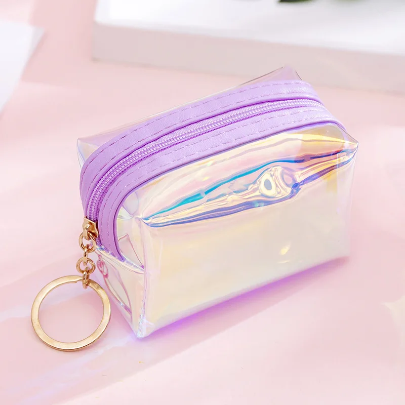 

PVC Kawaii Coin Purse Wallet Womens Purses Coins Cards Cute Children's Zipper Small Coin Storage Bags Case