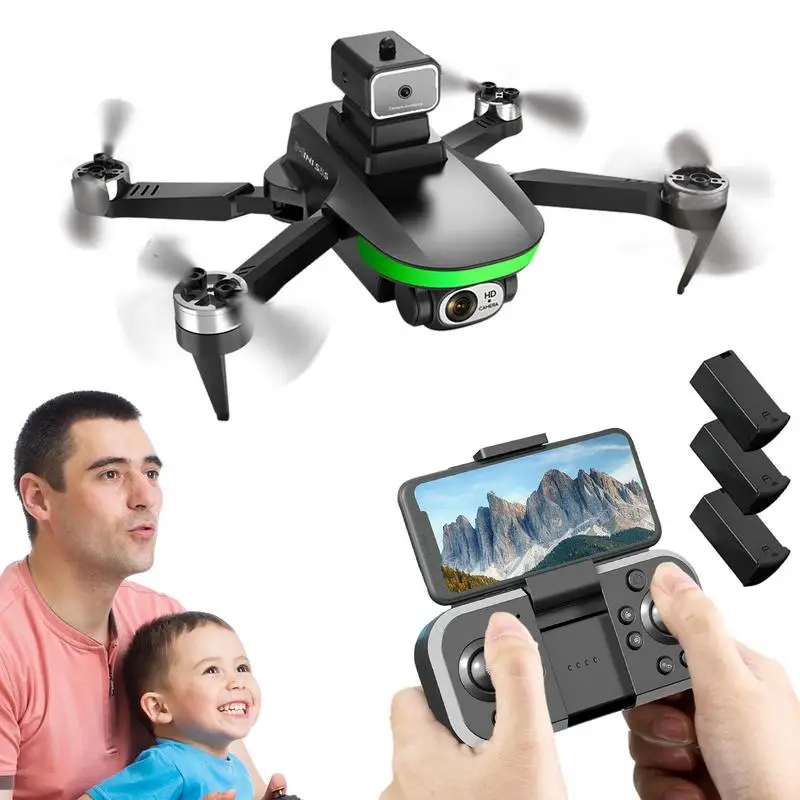 

Foldable Drones Profesional Obstacle Avoidance 6K HD Dual Camera WIFI FPV Drone Remote Control Quadcopter Headless Mode