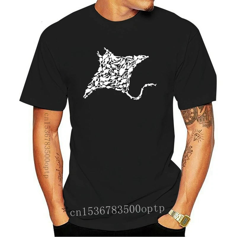 

FB акваланговая погружная Футболка-Diver Ray-Camiseta para hombre, подарок на Новый год