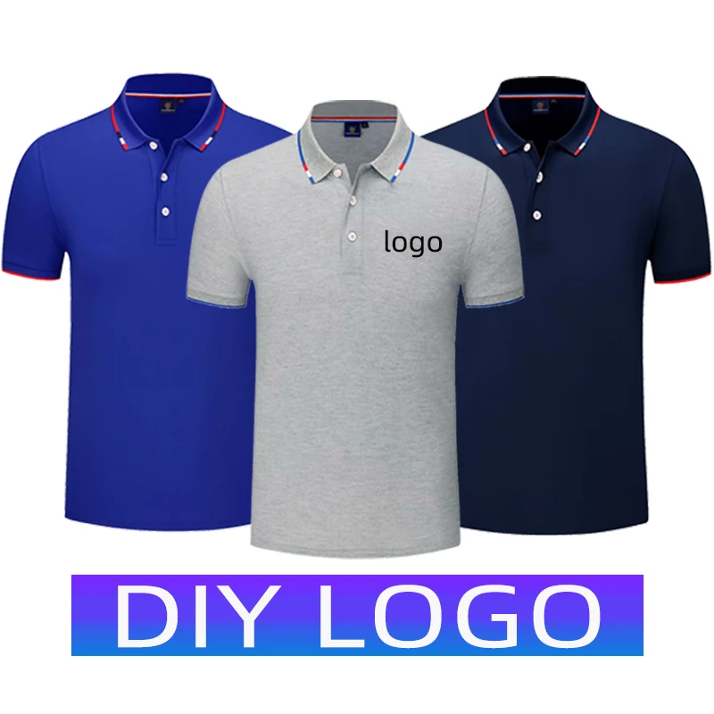 

2022 new men's polo shirts short classic park casual comfortable men's t large size pure cotton S-6XL