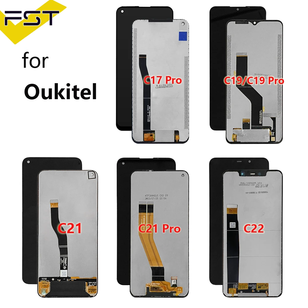 ЖК-дисплей с сенсорным экраном для OUKITEL C21 Pro, дигитайзер для Oukitel C22 C23 Pro C25, ЖК-дисплей для Oukitel C17 Pro C18 C19 Pro