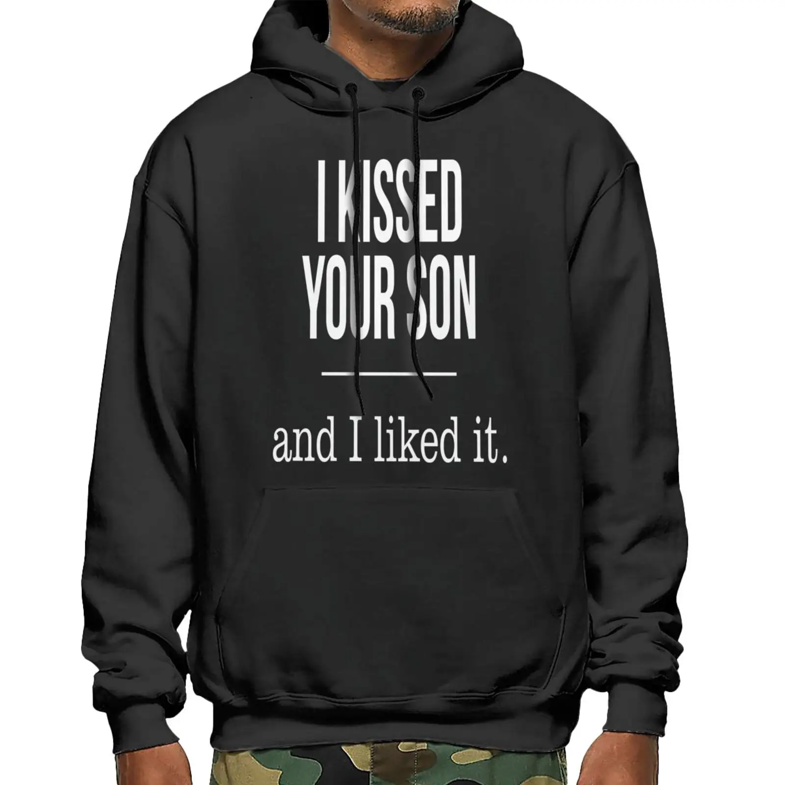 

I Kissed Your Baseball Son And Sweatshirts Hoodies Cosplay Hoodie With Zipper Men's Hoodie Sweatshirt Hooded Zip-Up Men's Coat