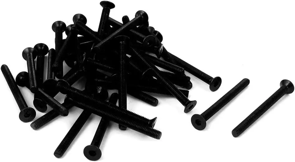 

Keszoox M3x35mm 10.9 Carbon Steel Countersunk Head Hex Socket Screw 40pcs
