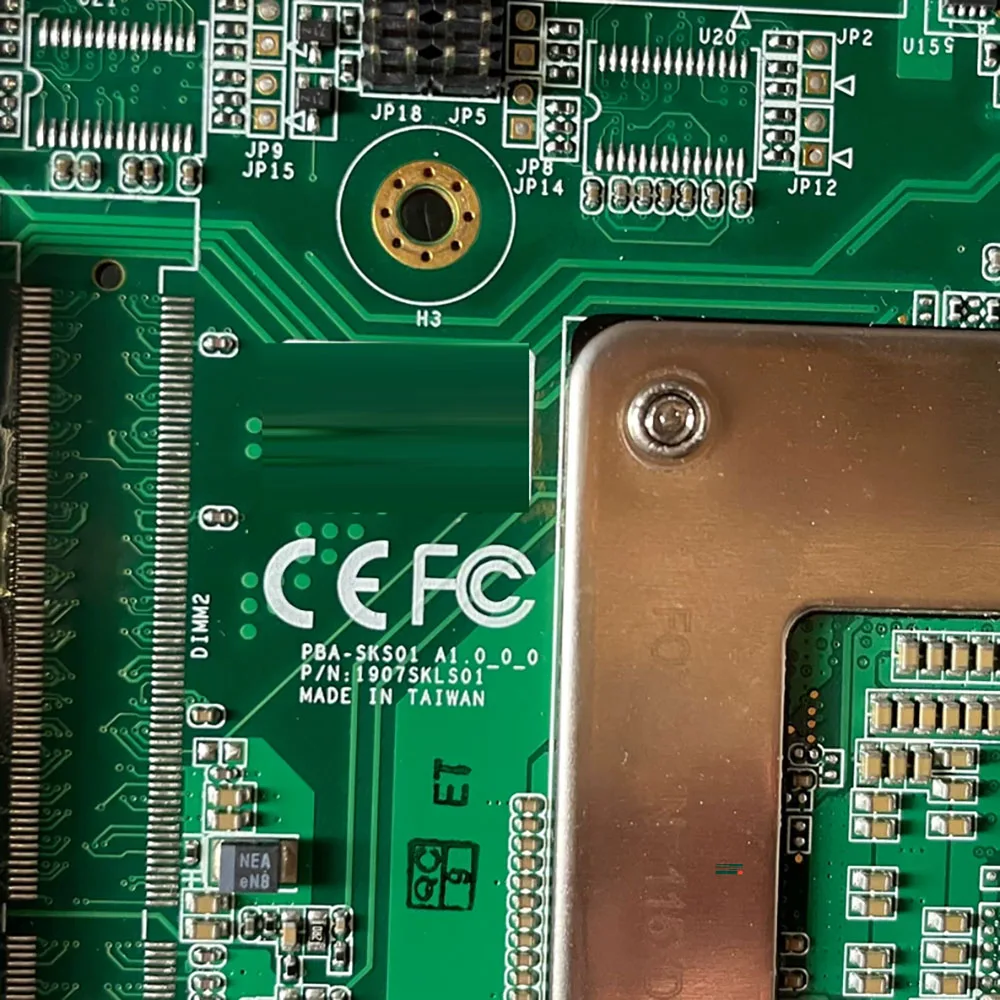 Для промышленной материнской платы AAEON PBA-SKS01 A1.0 P/N: 07SKLS02