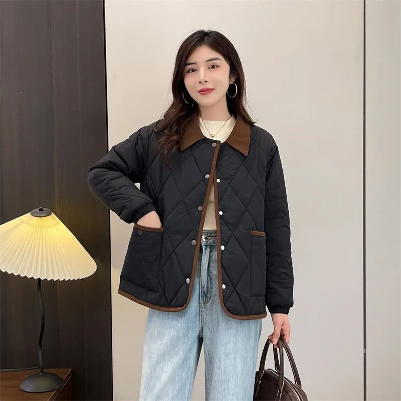 Xiangfeng женские легкие парки пальто 2025 зимняя новая женская свободная куртка с