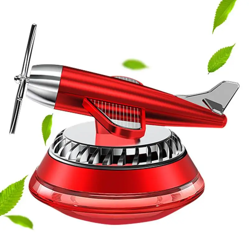 

Car Scent Car Fresheners Helicopter Solar Rotating Propeller Car Fresheners Car Perfume Airplane Air Refresher For Car