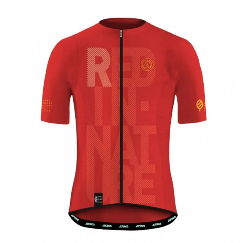 

Atika Men Cycling Jersey Quick Dry Breathable Shirts Summer Short Sleeve Tops Mountain Bike Jersey Roupa Ciclismo Maillot Hombre