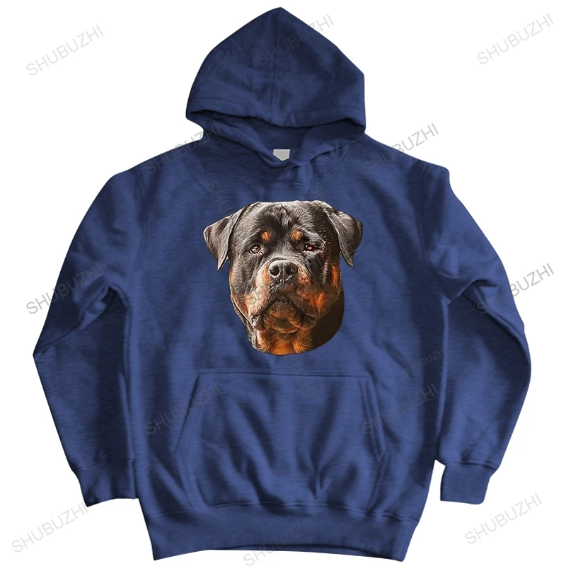 Красивая мужская собака ротвейлера осенне-зимняя повседневная толстовка с