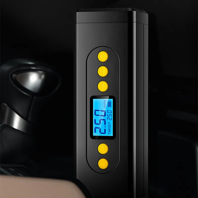 Портативный автомобильный воздушный компрессор 2000 мАч электрический